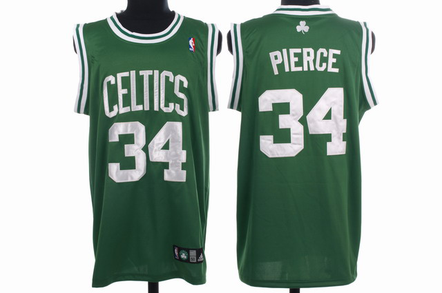 NBA Kids Boston Celtics 34 Paul Pierce Authentic Green Youth Jersey